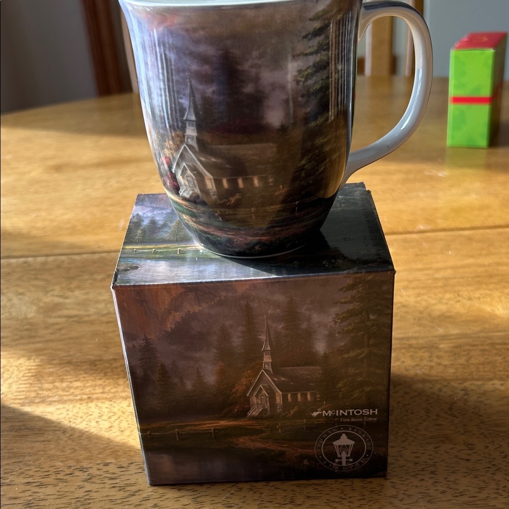 Scenic Ceramic Mug - Brown